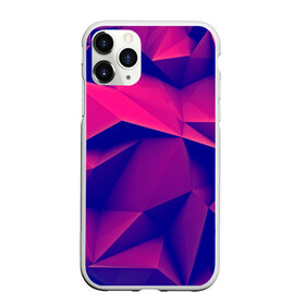 Чехол для iPhone 11 Pro Max матовый с принтом Violet polygon в Тюмени, Силикон |  | Тематика изображения на принте: 3d | abstraction | абстракция | геометрия | грани | линии | полигоны | розовый | сочетания | текстура | треугольники | фиолетовый