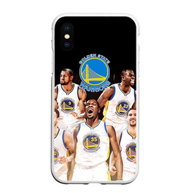 Чехол для iPhone XS Max матовый с принтом Golden State Warriors 5 в Тюмени, Силикон | Область печати: задняя сторона чехла, без боковых панелей | draymond green | golden state warriors | klay thompson | nba | stephen curry | голден стэйт уорриорз | дрэймонд грин | клей томпсон | стефен карри