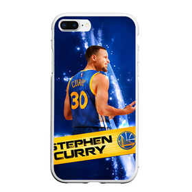 Чехол для iPhone 7Plus/8 Plus матовый с принтом Golden State Warriors 8 в Тюмени, Силикон | Область печати: задняя сторона чехла, без боковых панелей | golden state warriors | nba | stephen curry | голден стэйт уорриорз | стефен карри