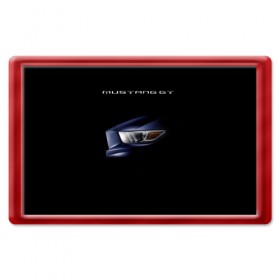 Магнит 45*70 с принтом Ford Mustang GT 2 в Тюмени, Пластик | Размер: 78*52 мм; Размер печати: 70*45 | Тематика изображения на принте: cobra | ford | gt | mustang | shelby