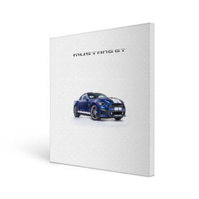Холст квадратный с принтом Ford Mustang GT 3 в Тюмени, 100% ПВХ |  | Тематика изображения на принте: ford | gt | mustang | shelby | мустанг | форд | шэлби