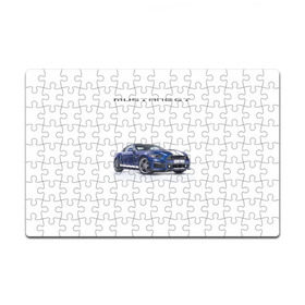 Пазл магнитный 126 элементов с принтом Ford Mustang GT 3 в Тюмени, полимерный материал с магнитным слоем | 126 деталей, размер изделия —  180*270 мм | Тематика изображения на принте: ford | gt | mustang | shelby | мустанг | форд | шэлби