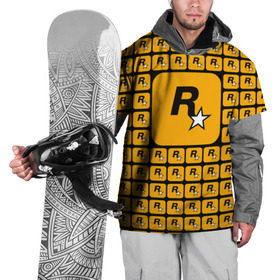 Накидка на куртку 3D с принтом Rockstar в Тюмени, 100% полиэстер |  | auto | dead | grand | gta | red | redemption | theft | гта | рокстар