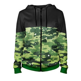 Женская толстовка 3D на молнии с принтом Black Milk Camo Black Snow в Тюмени, 100% полиэстер | длина до линии бедра, манжеты и пояс оформлены мягкой тканевой резинкой, двухслойный капюшон со шнурком для регулировки, спереди молния, по бокам два кармана | black | black milk | camo | camouflage | pattern | snow | вечеринка | диджей | дизайн | камо | камуфляж | клуб | милитари | мода | снег | стиль | текстура | тренд | узор | хаки | хипстер | черный