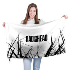 Флаг 3D с принтом Radiohead 5 в Тюмени, 100% полиэстер | плотность ткани — 95 г/м2, размер — 67 х 109 см. Принт наносится с одной стороны | radiohead | радиохэд | том йорк