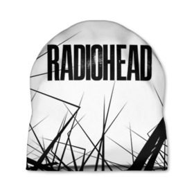 Шапка 3D с принтом Radiohead 5 в Тюмени, 100% полиэстер | универсальный размер, печать по всей поверхности изделия | radiohead | радиохэд | том йорк