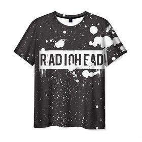Мужская футболка 3D с принтом Radiohead 6 в Тюмени, 100% полиэфир | прямой крой, круглый вырез горловины, длина до линии бедер | radiohead | радиохэд | том йорк