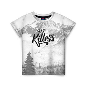 Детская футболка 3D с принтом The Killers 5 в Тюмени, 100% гипоаллергенный полиэфир | прямой крой, круглый вырез горловины, длина до линии бедер, чуть спущенное плечо, ткань немного тянется | the killers
