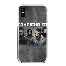 Чехол для iPhone XS Max матовый с принтом Combichrist в Тюмени, Силикон | Область печати: задняя сторона чехла, без боковых панелей | icon of coil | tbm | techno body music |  electronic body music |  индастриал метал | комбокрист | комбохрист | тбм | электро индастриал | энди ла плагуа | энди лаплагуа | энди лаплега | энди лаплеуга