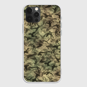 Чехол для iPhone 12 Pro Max с принтом Охотничий камуфляж с утками в Тюмени, Силикон |  | гусиная | гусь | дичь | лес | милитари | охота | охотник | паттерн | птицы | текстура | утиная | утка | хаки