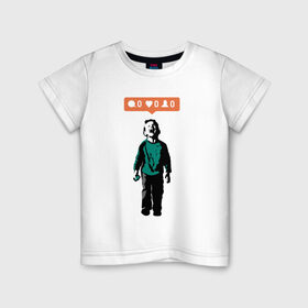 Детская футболка хлопок с принтом ИГНОР в Тюмени, 100% хлопок | круглый вырез горловины, полуприлегающий силуэт, длина до линии бедер | арт | бэнкси | граффити | поп арт | стрит арт