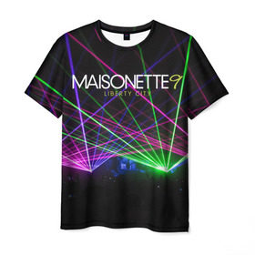 Мужская футболка 3D с принтом GTA - Night Club Maisonette 9 в Тюмени, 100% полиэфир | прямой крой, круглый вырез горловины, длина до линии бедер | Тематика изображения на принте: gta | rockstar games | гта 4 | клуб