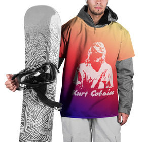 Накидка на куртку 3D с принтом Kurt Cobain в Тюмени, 100% полиэстер |  | nirvana |  курт кобейн | нирвана | рок