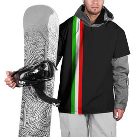 Накидка на куртку 3D с принтом Black Milk Italiano в Тюмени, 100% полиэстер |  | flag | italian | италия | итальянский | страна | страны | триколор | флаг