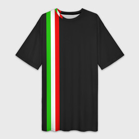 Платье-футболка 3D с принтом Black Milk Italiano в Тюмени,  |  | Тематика изображения на принте: flag | italian | италия | итальянский | страна | страны | триколор | флаг