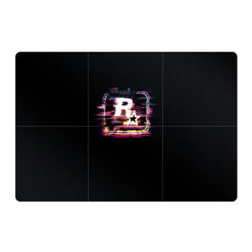 Магнитный плакат 3Х2 с принтом Rockstar Noise в Тюмени, Полимерный материал с магнитным слоем | 6 деталей размером 9*9 см | auto | dead | grand | gta | red | redemption | theft | гта | рокстар