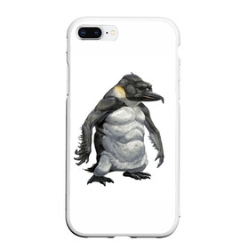 Чехол для iPhone 7Plus/8 Plus матовый с принтом Пингвинопитек в Тюмени, Силикон | Область печати: задняя сторона чехла, без боковых панелей | лженаука | пингвин
