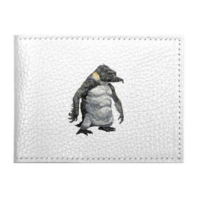 Обложка для студенческого билета с принтом Пингвинопитек в Тюмени, натуральная кожа | Размер: 11*8 см; Печать на всей внешней стороне | лженаука | пингвин