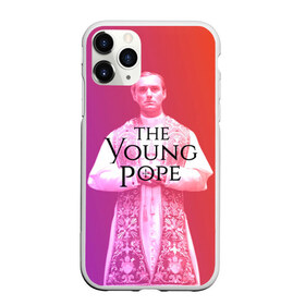 Чехол для iPhone 11 Pro матовый с принтом The Young Pope в Тюмени, Силикон |  | Тематика изображения на принте: young pope | джуд | лоу | молодой папа
