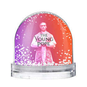 Снежный шар с принтом The Young Pope в Тюмени, Пластик | Изображение внутри шара печатается на глянцевой фотобумаге с двух сторон | young pope | джуд | лоу | молодой папа