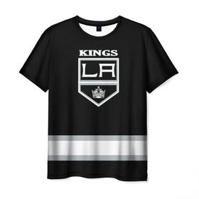 Мужская футболка 3D с принтом Los Angeles Kings NHL в Тюмени, 100% полиэфир | прямой крой, круглый вырез горловины, длина до линии бедер | Тематика изображения на принте: los angeles kings | nhl | спорт | хоккей
