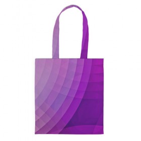 Сумка 3D повседневная с принтом Фиолетовые волны в Тюмени, 100% полиэстер | Плотность: 200 г/м2; Размер: 34×35 см; Высота лямок: 30 см | круги | фиолетовый геометрия