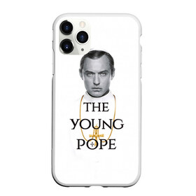 Чехол для iPhone 11 Pro Max матовый с принтом The Young Pope в Тюмени, Силикон |  | Тематика изображения на принте: young pope | джуд | лоу | молодой папа
