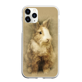 Чехол для iPhone 11 Pro Max матовый с принтом Кролик в Тюмени, Силикон |  | грызун | животные | заяц | кролик | мордочка | природа | пушистый | уши