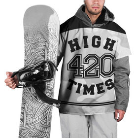 Накидка на куртку 3D с принтом High Times 420 Camo в Тюмени, 100% полиэстер |  | Тематика изображения на принте: camouflage | камо | камуфляж