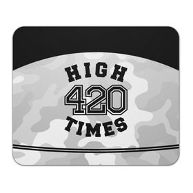 Коврик прямоугольный с принтом High Times 420 Camo в Тюмени, натуральный каучук | размер 230 х 185 мм; запечатка лицевой стороны | camouflage | камо | камуфляж