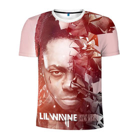 Мужская футболка 3D спортивная с принтом Lil Wayne 7 в Тюмени, 100% полиэстер с улучшенными характеристиками | приталенный силуэт, круглая горловина, широкие плечи, сужается к линии бедра | 