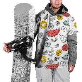 Накидка на куртку 3D с принтом Летний микс в Тюмени, 100% полиэстер |  | Тематика изображения на принте: ананас | апельсин | арбуз | груша | еда | клубника | лето | листья | минимализм | персик | раскраска | фрукты | ягоды