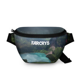 Поясная сумка 3D с принтом Far Cry 5 в Тюмени, 100% полиэстер | плотная ткань, ремень с регулируемой длиной, внутри несколько карманов для мелочей, основное отделение и карман с обратной стороны сумки застегиваются на молнию | far cry | far cry 5 | фар край