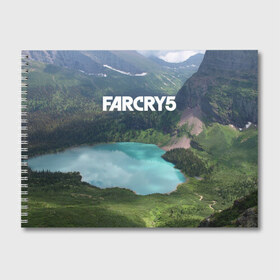 Альбом для рисования с принтом Far Cry 5 в Тюмени, 100% бумага
 | матовая бумага, плотность 200 мг. | far cry | far cry 5 | фар край