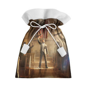 Подарочный 3D мешок с принтом Gun в Тюмени, 100% полиэстер | Размер: 29*39 см | Тематика изображения на принте: far cry | far cry 5 | фар край