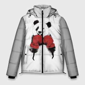 Мужская зимняя куртка 3D с принтом Панда боксер в Тюмени, верх — 100% полиэстер; подкладка — 100% полиэстер; утеплитель — 100% полиэстер | длина ниже бедра, свободный силуэт Оверсайз. Есть воротник-стойка, отстегивающийся капюшон и ветрозащитная планка. 

Боковые карманы с листочкой на кнопках и внутренний карман на молнии. | бамбук | бамбуковый медведь | бокс | боксерские | брызги | енот | животное | коала | красивый | красная книга | кунгфу | медведь | милый | мишка | очки | панда | перчатки | пот | прикол | прикольный