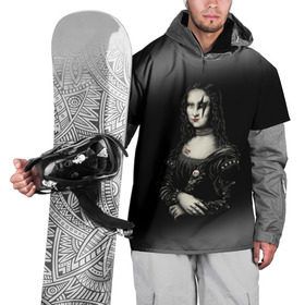 Накидка на куртку 3D с принтом Мона Лиза Kiss в Тюмени, 100% полиэстер |  | джин симмонс | картина | пол стэнли | эйс фрейли