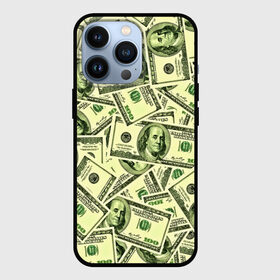 Чехол для iPhone 13 Pro с принтом Benjamin Franklin в Тюмени,  |  | Тематика изображения на принте: 3d | benjamin franklin | америка | богатство | валюта | денежные купюры | деньги | доллар | зеленые | сша | текстуры