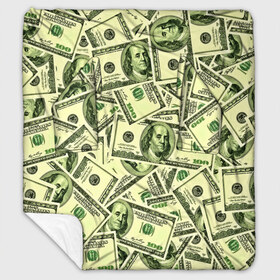 Плед с рукавами с принтом Benjamin Franklin в Тюмени, 100% полиэстер | Закругленные углы, все края обработаны. Ткань не мнется и не растягивается. Размер 170*145 | Тематика изображения на принте: 3d | benjamin franklin | америка | богатство | валюта | денежные купюры | деньги | доллар | зеленые | сша | текстуры