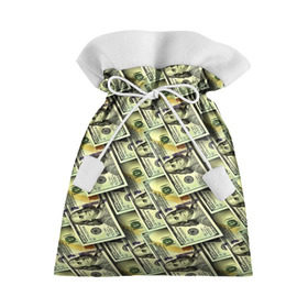 Подарочный 3D мешок с принтом Деньги в Тюмени, 100% полиэстер | Размер: 29*39 см | 3d | benjamin franklin | америка | богатство | валюта | денежные купюры | деньги | доллар | зеленые | сша | текстуры