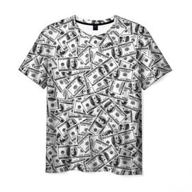 Мужская футболка 3D с принтом Benjamin Franklin $ в Тюмени, 100% полиэфир | прямой крой, круглый вырез горловины, длина до линии бедер | Тематика изображения на принте: 3d | benjamin franklin | америка | богатство | валюта | денежные купюры | деньги | доллар | зеленые | сша | текстуры