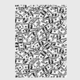 Скетчбук с принтом Benjamin Franklin S в Тюмени, 100% бумага
 | 48 листов, плотность листов — 100 г/м2, плотность картонной обложки — 250 г/м2. Листы скреплены сверху удобной пружинной спиралью | Тематика изображения на принте: 3d | benjamin franklin | америка | богатство | валюта | денежные купюры | деньги | доллар | зеленые | сша | текстуры