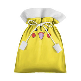 Подарочный 3D мешок с принтом Pikachu в Тюмени, 100% полиэстер | Размер: 29*39 см | 