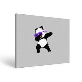 Холст прямоугольный с принтом Panda в Тюмени, 100% ПВХ |  | panda dab | животные | панда