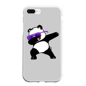 Чехол для iPhone 7Plus/8 Plus матовый с принтом Panda в Тюмени, Силикон | Область печати: задняя сторона чехла, без боковых панелей | panda dab | животные | панда