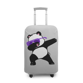 Чехол для чемодана 3D с принтом Panda в Тюмени, 86% полиэфир, 14% спандекс | двустороннее нанесение принта, прорези для ручек и колес | panda dab | животные | панда