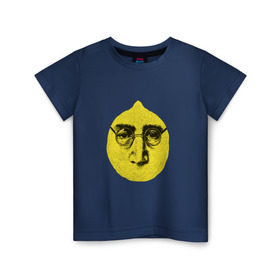 Детская футболка хлопок с принтом John Lemon карандашем в Тюмени, 100% хлопок | круглый вырез горловины, полуприлегающий силуэт, длина до линии бедер | Тематика изображения на принте: john lennon | the beatles | битлз | джон леннон | лимон