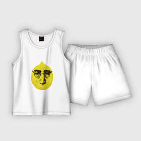 Детская пижама с шортами хлопок с принтом John Lemon карандашем в Тюмени,  |  | john lennon | the beatles | битлз | джон леннон | лимон