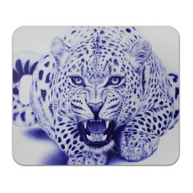 Коврик прямоугольный с принтом Леопард в Тюмени, натуральный каучук | размер 230 х 185 мм; запечатка лицевой стороны | арт | гепард | дикая кошка | зверь | искусство | кошка | леопард | хищник