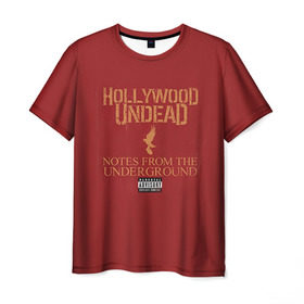 Мужская футболка 3D с принтом Hollywood Undead 8 в Тюмени, 100% полиэфир | прямой крой, круглый вырез горловины, длина до линии бедер | hollywood undead | голливудская нежить